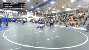 113 lbs Champ. Round 1 - Uriah Cruz, La Mirada vs Donovan Pilola, Colony