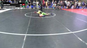 100 lbs Quarterfinal - Gino Bozzi, Bangor vs Joshua Hamilton Jr, Enola