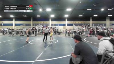 126 lbs Consi Of 16 #2 - Jason Paganos, Pounders WC vs Caleb Chacon, Dethrone WC