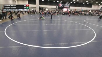 120 lbs 7th Place Match - Jeremy Carver, Contenders Wrestling Academy vs Adrian Mincey, Simley-MN Elite