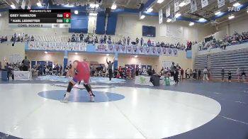 150 lbs Cons. Round 6 - Karl Ledbetter, Corner Canyon vs Grey Hamilton, Evanston High School