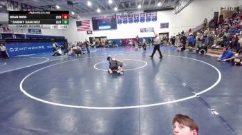 126 lbs Champ. Round 2 - Sammy Sanchez, Cheyenne East vs Sean Bird, Sheridan