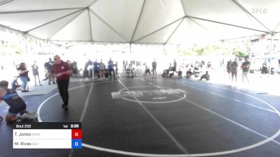 157 lbs Semifinal - Travion Jones, Chaparral HS vs Matthew Rivas, Silverback WC