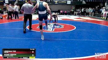 7A-126 lbs Cons. Round 2 - Ryder Gibson, North Paulding vs Jeremiah Toe, Archer