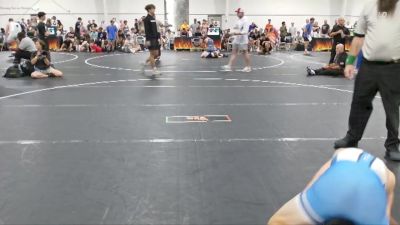 144 lbs Round 3 (4 Team) - Gabe Burns, RWA Black vs Bishop Barfield, Game House