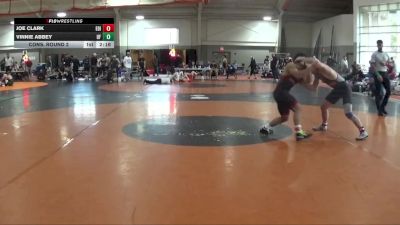 157 lbs Cons. Round 2 - Joe Clark, Edinboro vs Vinnie Abbey, Indiana Tech
