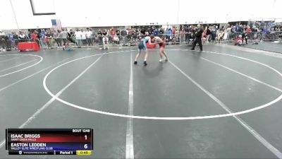 150 lbs Cons. Round 3 - Isaac Briggs, Saint Croix Falls vs Easton Ledden, Valley Elite Wrestling Club