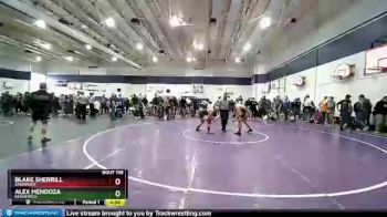 182 lbs Quarterfinal - Blake Sherrill, Sandpoint vs Alex Mendoza, Kennewick