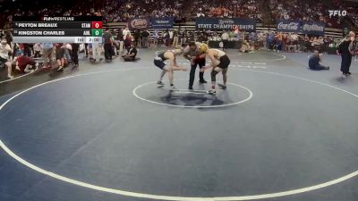 D 1 126 lbs Champ. Round 2 - Peyton Breaux, St. Amant vs Kingston Charles, Airline