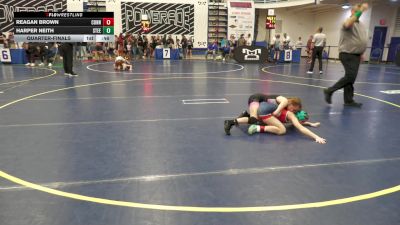 70-75 lbs Quarterfinal - Reagan Brown, Connellsville vs Harper Neith, Steel Valley Vixens