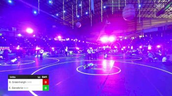 54 lbs Round Of 16 - Benzlee Greenhalgh, Carbon WC vs Elliott Sanabria, Sedgwick County