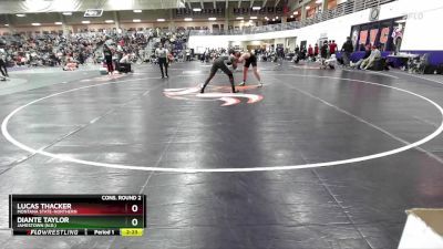 184 lbs Cons. Round 2 - Diante Taylor, Jamestown (N.D.) vs Lucas Thacker, Montana State-Northern