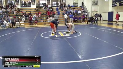 128 lbs Cons. Round 2 - David Dawson, Charles Henderson HS vs Will Russell, Brewbaker Tech