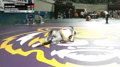 120 lbs Round Of 16 - Colton Fain, Broome vs D'Quan Mitchell, Keenan