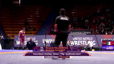 77 kg Qualif - Benji Peak, USA vs Riccardo Abbrescia, ITA