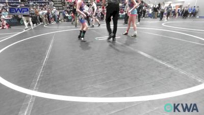 85 lbs Rr Rnd 2 - Emersyn Rylant, Norman Grappling Club vs Layla Achziger, Choctaw Ironman Youth Wrestling