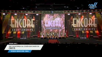 The California All Stars-San Marcos - Onyx [2024 L5 Senior Coed - Small Day 3] 2024 Encore Grand Nationals