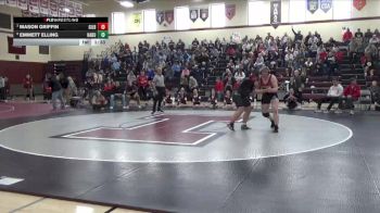 285 lbs Quarterfinal - Mason Griffin, Gilbert vs Emmett Elling, Hampton-Dumont-CAL