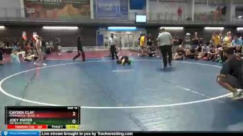 70 lbs Placement Matches (16 Team) - Cayden Clay, Stronghold - Black vs Joey Mayer, The Big MF Purge