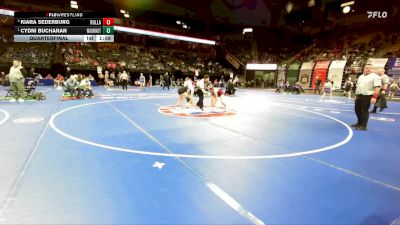 100 Class 2 lbs Quarterfinal - Cydni Buchanan, Washington vs Kiara Sederburg, Rolla