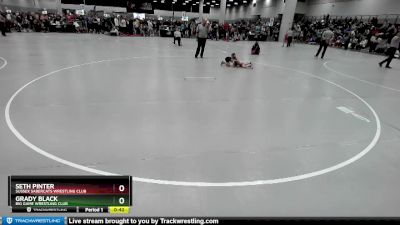 45 lbs Cons. Round 2 - Grady Black, Big Game Wrestling Club vs Seth Pinter, Sussex Sabercats Wrestling Club