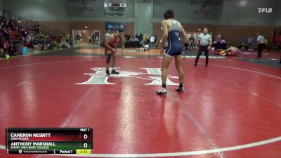 174 lbs Semifinal - Cameron Nesbitt, Unattached vs Anthony Marshall, Emory And Henry College