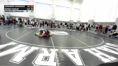 135-142 lbs 5th Place Match - Alessandra Covarrubais, Copper Hills vs Nathaly Aguilar, Olympus