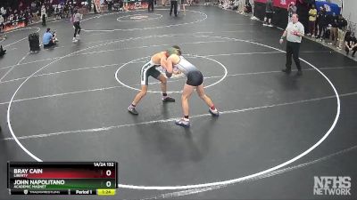 1A/2A 132 Quarterfinal - John Napolitano, Academic Magnet vs Bray Cain, Liberty