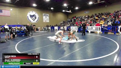 160 lbs Cons. Round 6 - Isaac Guerrero, St. Joseph (Santa Maria) vs Lucas Reza, Servite