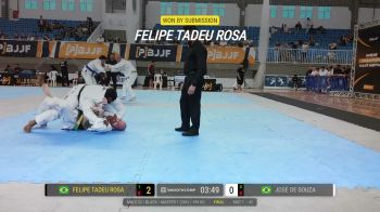 Felipe Tadeu Rosa vs José De Souza 2026 PBJJF South American Jiu-Jitsu Championship