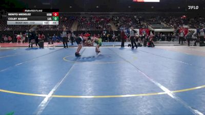 113 lbs Cons. Round 3 - Benito Medelez, Hermiston Oregon vs Colby Adams, Lakeland