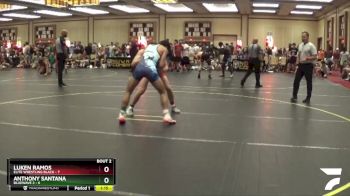 138 lbs Round 1 (6 Team) - Anthony Santana, BlueWave 2 vs LUKEN RAMOS, Elite Wrestling Black