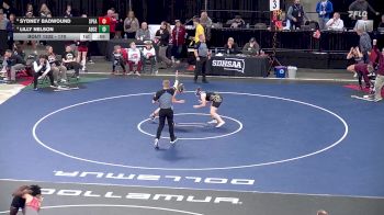 170 lbs Cons. Round 3 - Lilly Nelson, Aberdeen Central vs Sydney Badwound, Spearfish