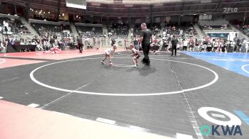 40 lbs Final - Riley Tarwater, Eufaula Ironheads Wrestling Club vs Remi Norrell, F-5 Grappling