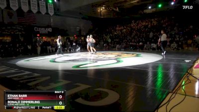 174 lbs Ronald Dimmerling, Cleveland State vs Ethan Barr, Kent State