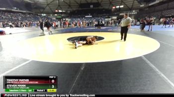 126 lbs Cons. Semi - Steven Mann, Hells Canyon Wrestling vs Timothy Mathis, Lind-Ritzville Marmots Wrestling