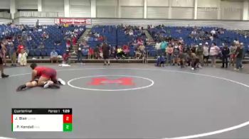 288 lbs Quarterfinal - Peyton Kendall, Penn High School vs Jeffery Blair, CEWA