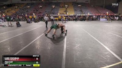 197 lbs 2nd Wrestleback (16 Team) - Luke Cochran, Central Michigan vs Max Ray, Ohio