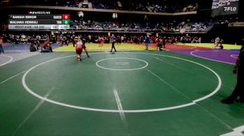 6A 235 lbs Quarterfinal - Saniah Ebron, Killeen Harker Heights vs Maliana Heimuli, Euless Trinity