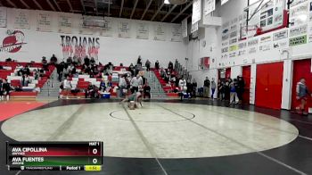 100 lbs Champ. Round 2 - Ava Fuentes, Jerome vs Ava Cipollina, Owyhee