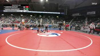 3A-138 lbs Quarterfinal - Carston Bartlett, Rawlins vs Mason Christenson, Lovell