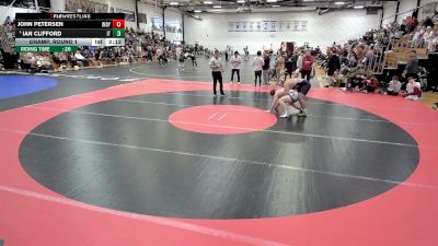 285 lbs Champ. Round 1 - John Petersen, Indianapolis vs Ian Clifford, Indiana Tech