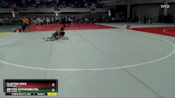 95 lbs Semis (4 Team) - Brycen Kothenbeutel, Pine Island vs Clayton Wick, Centennial