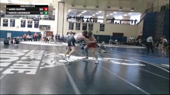 285 lbs Round Of 16 - Jared Martini, Mt. Olive vs Kurtis Crossman, Easton