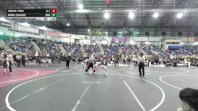 53 lbs Semifinal - Amani Luna, La Gente WC vs Rena Chavez, Duran Elite