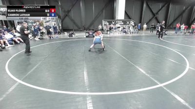 126 lbs Elias Flores, California Red vs Camron Latham, Texas