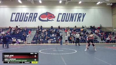 184 lbs Cons. Round 4 - Niko Sigrah, Treasure Valley Community College vs Sage Adie, Pacific (OR)