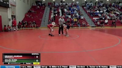 105 lbs Semifinal - Nolen Dunn, Arab High School vs Graham Jourdan, Homewood HS