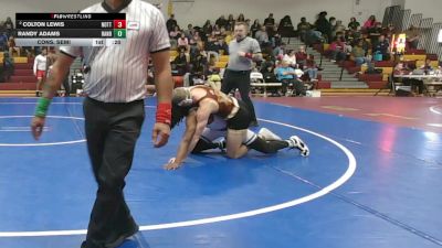 165 lbs Cons. Semi - Randy Adams, Randolph-Henry vs Colton Lewis, Nottoway