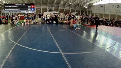 132 lbs Champ. Round 1 - Uriah Hawkins, California vs Aidan Hernandez, Nevada